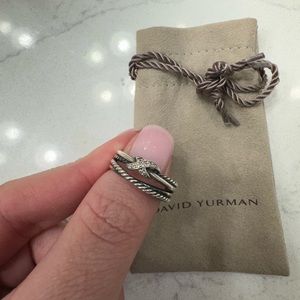 David Yurman X Crossover Band ring size 7